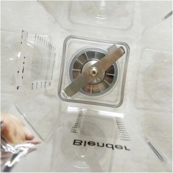 Gelas Blender, Gelas Blender, Kompatibel dengan Blendtec Qseries825, Aksesori untuk Mesin Smoothie Komersial, Suku Cadang Pengganti